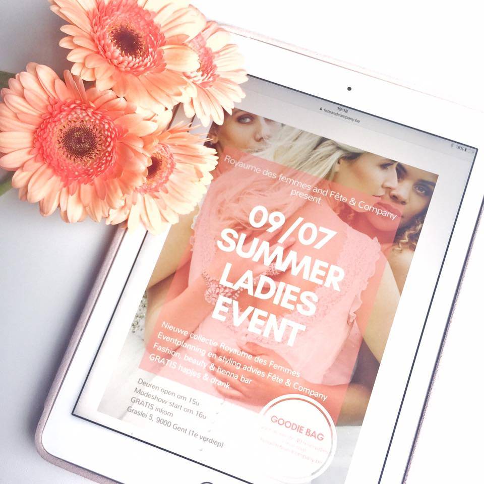 Pop-Up at the Summer Ladies Event – July 2017, Ghent - Laudeen