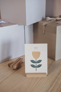 Little Otja oak card stand for A6 cards and photos