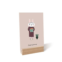 Little Otja oak card stand for A6 cards and photos