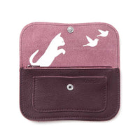 Laudeen | Keecie | Wallet | Cat Chase Medium | Aubergine