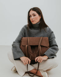 Laudeen | Ann Kurz | Bag | The Greatest Shopper | Suede Dark Taupe