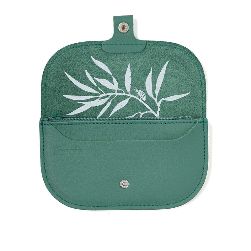 Laudeen | Keecie | Wallet | Bless You | Forest Green