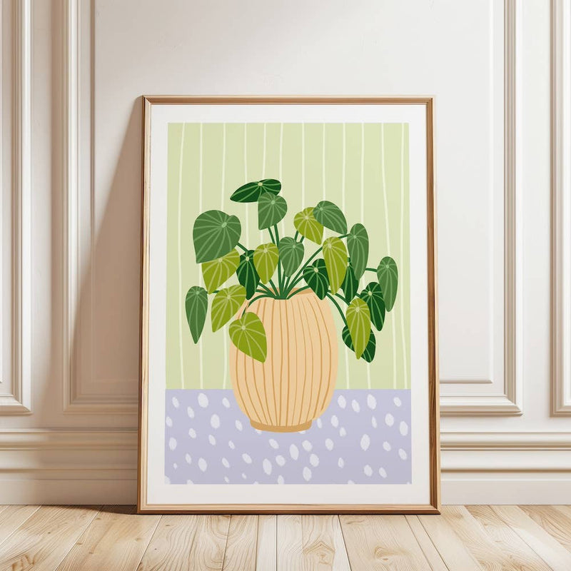 Laudeen | Muchable | A4 poster illustration art print - green botanical plant