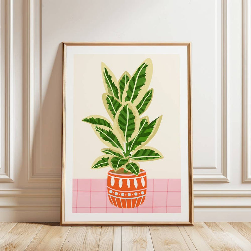 Laudeen | Muchable | A4 poster illustration art print - green plant design