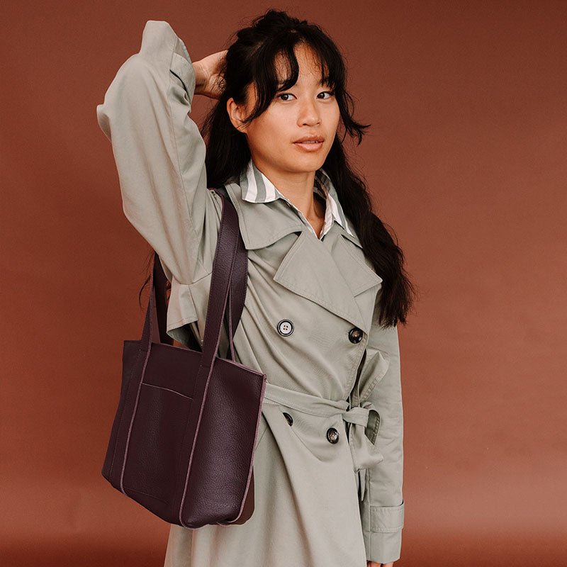 Laudeen | Keecie | Bag | Family Tree | Aubergine