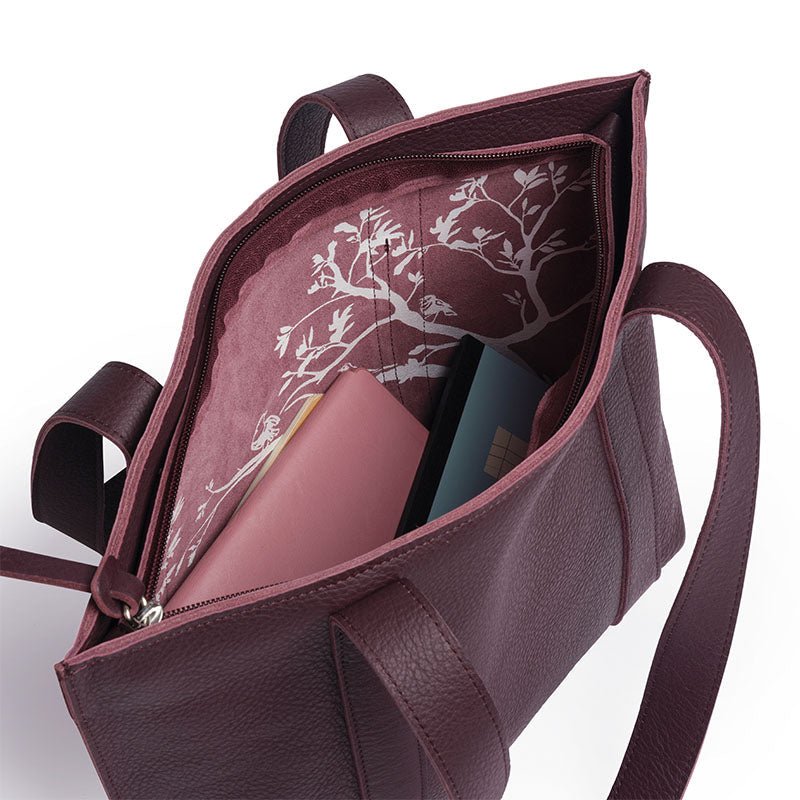 Laudeen | Keecie | Bag | Family Tree | Aubergine