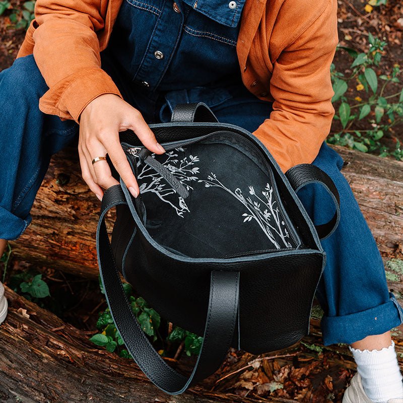 Laudeen | Keecie | Bag | Family Tree | Black