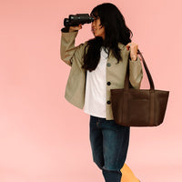 Laudeen | Keecie | Bag | Family Tree | Dark Brown used look
