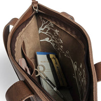 Laudeen | Keecie | Bag | Family Tree | Dark Brown used look