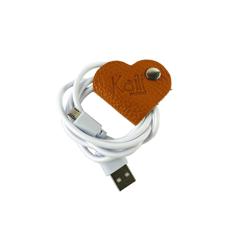 Laudeen | Kaili Mood | Cable Wrap | Heart | Orange