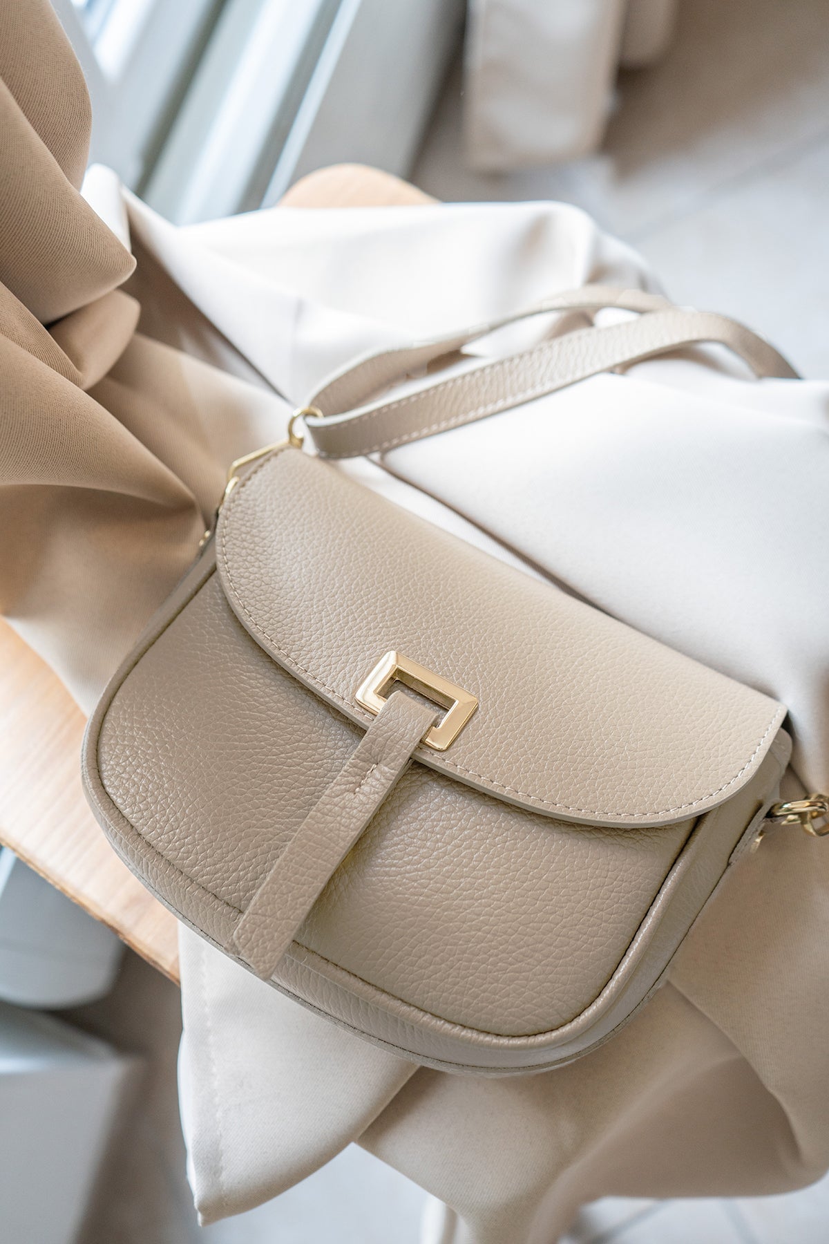 Laudeen | Cherry Paris | FANTINE | Handbag | Beige