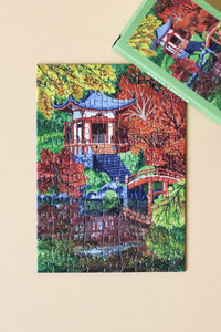 Laudeen | Piecely Puzzles | Kyoto Temple | Mini puzzle | 99 pcs