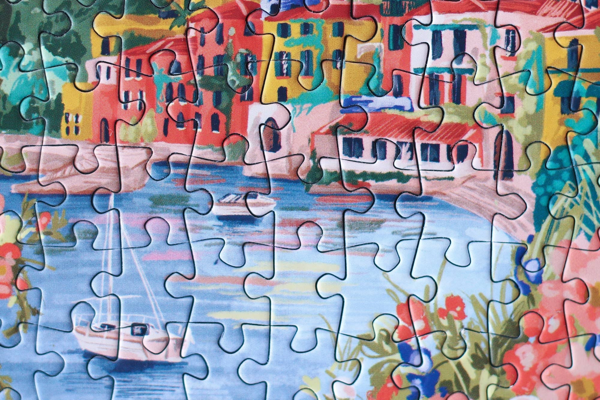 Laudeen | Piecely Puzzles | Lake Como | Mini puzzle | 99 pcs