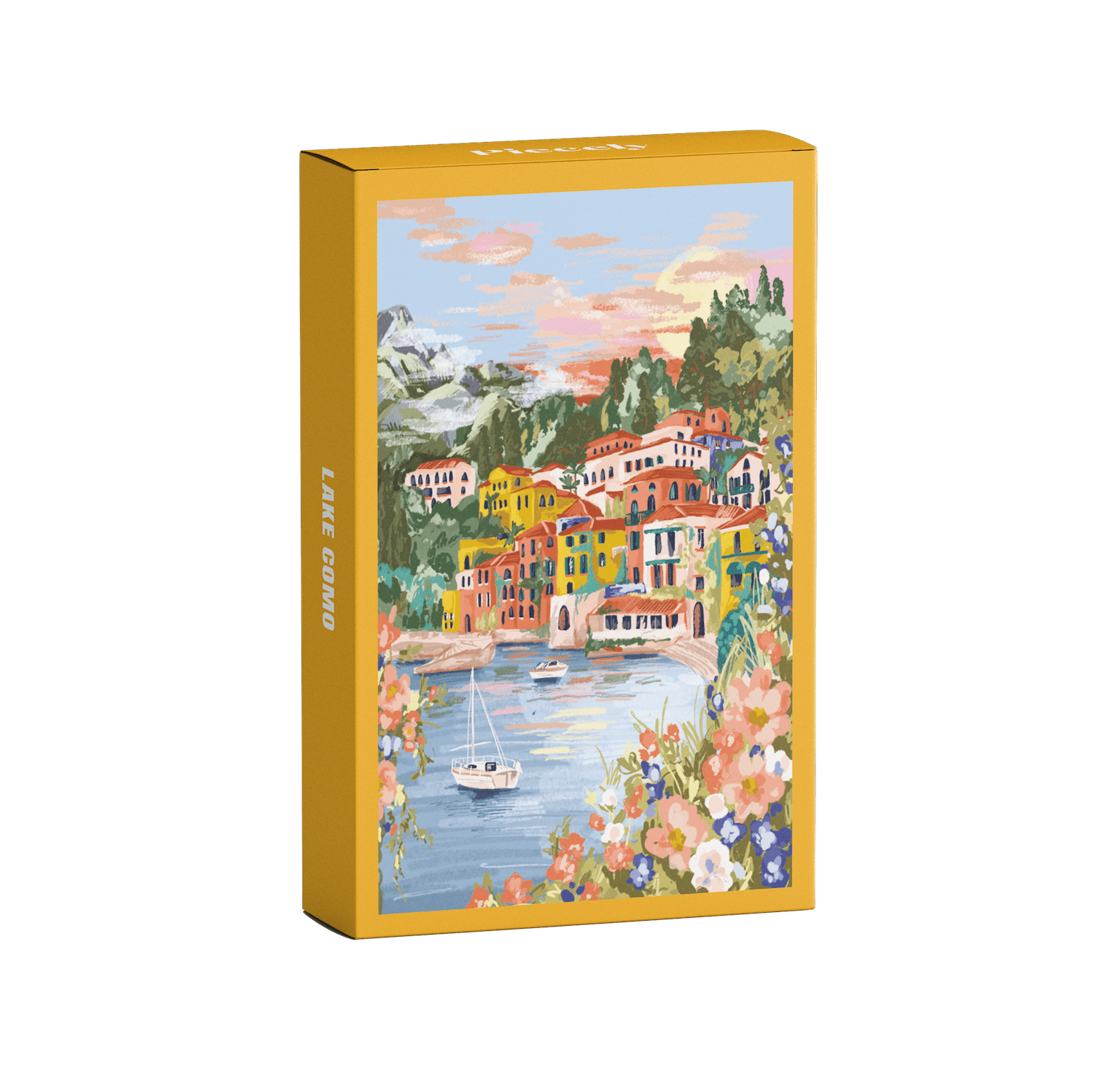 Laudeen | Piecely Puzzles | Lake Como | Mini puzzle | 99 pcs