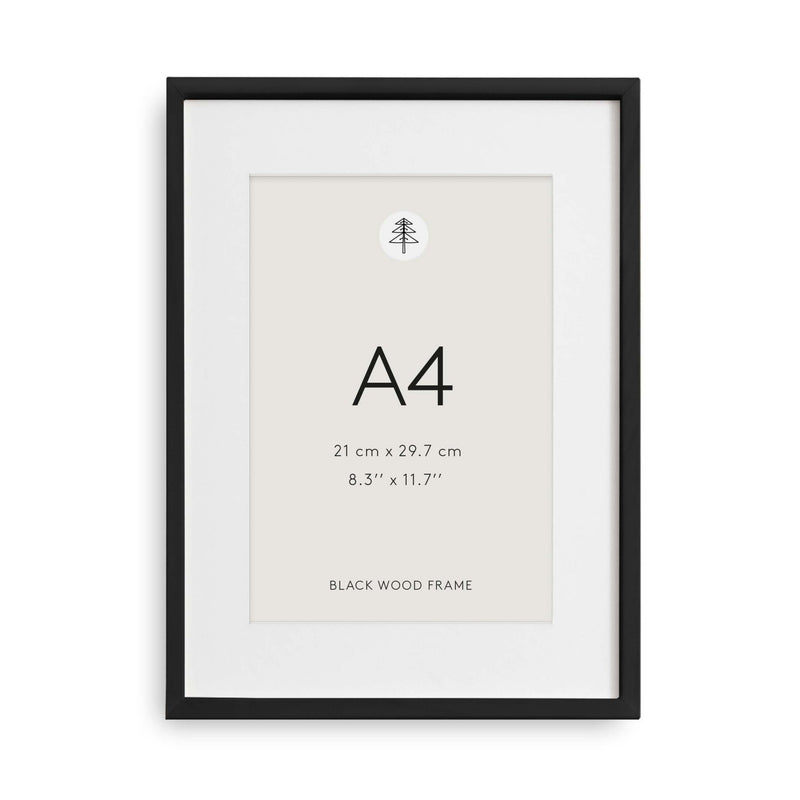 Laudeen | Little Otja | Picture Frame Black, A4