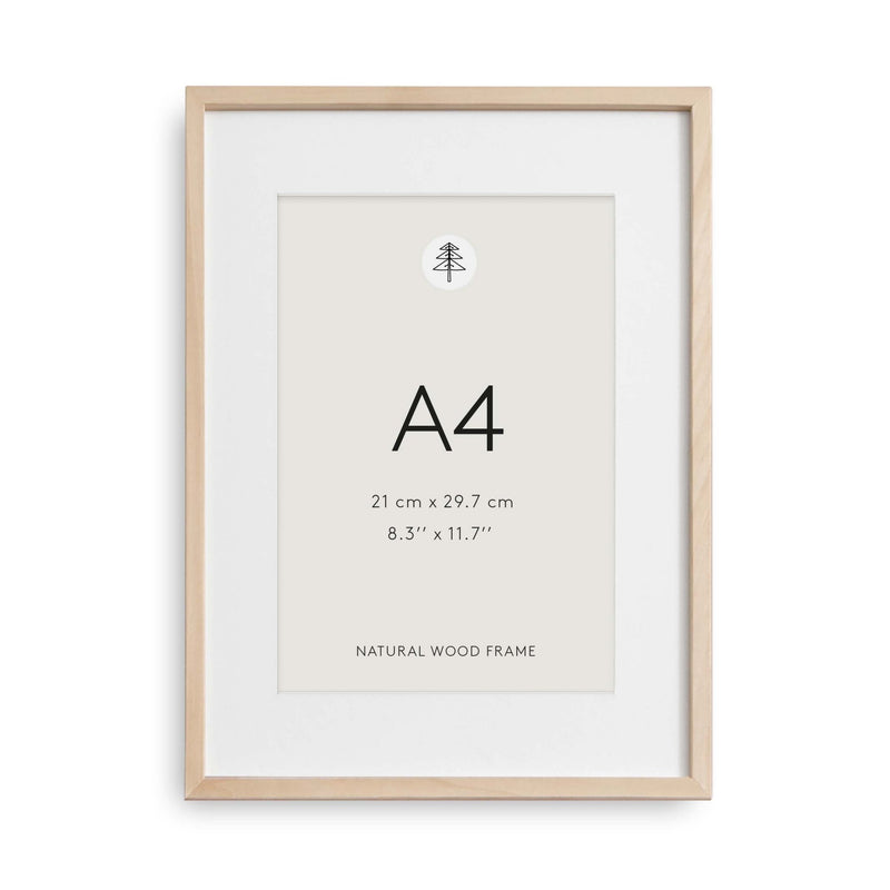 Laudeen | Little Otja | Picture Frame Natural, A4