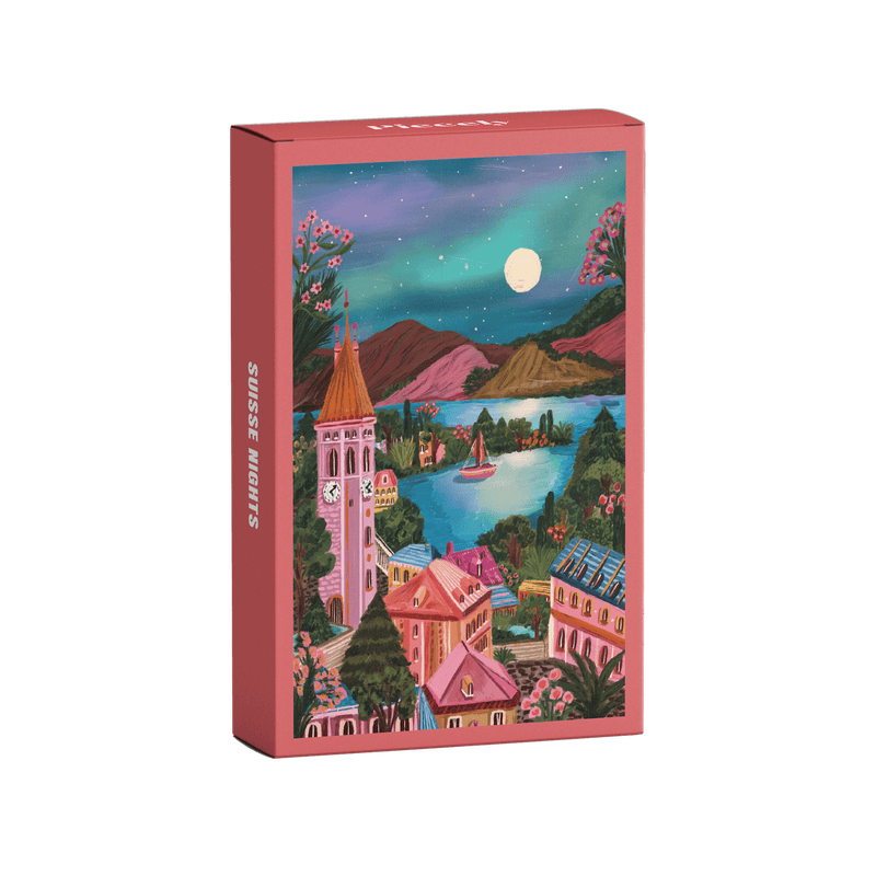 Laudeen | Piecely Puzzles | Suisse Nights | Mini puzzle | 99 pcs