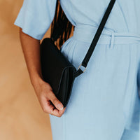 Keecie Double Up black zipped compartments