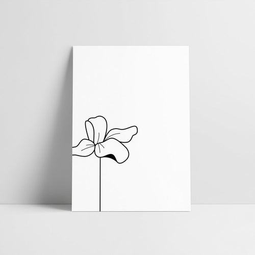 Laudeen - Flower - Postcard - LOVE IS THE NEW BLACK