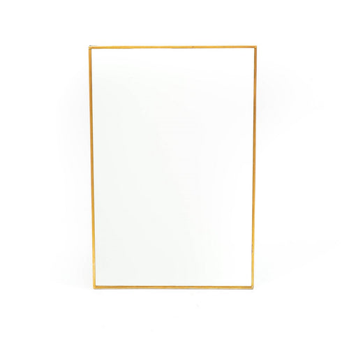 Laudeen - HV Rectagular Mirror Brass - Gold - 30x20x1cm - HOUSEVITAMIN