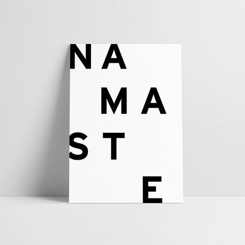 Laudeen - Namaste - Postcard - LOVE IS THE NEW BLACK