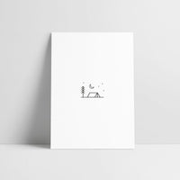 Laudeen | LOVE IS THE NEW BLACK | Woods - Postcard